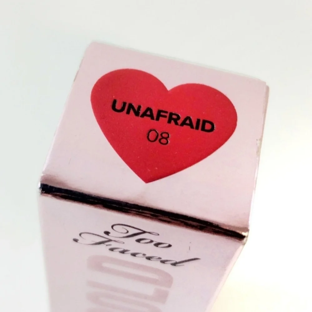 Too Faced LTD‎ LADY BOLD EM-POWER PIGMENT lipstick UNAFRAID 08 Red Sexy Romantic